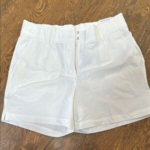 Women's White Nike Golf Shorts